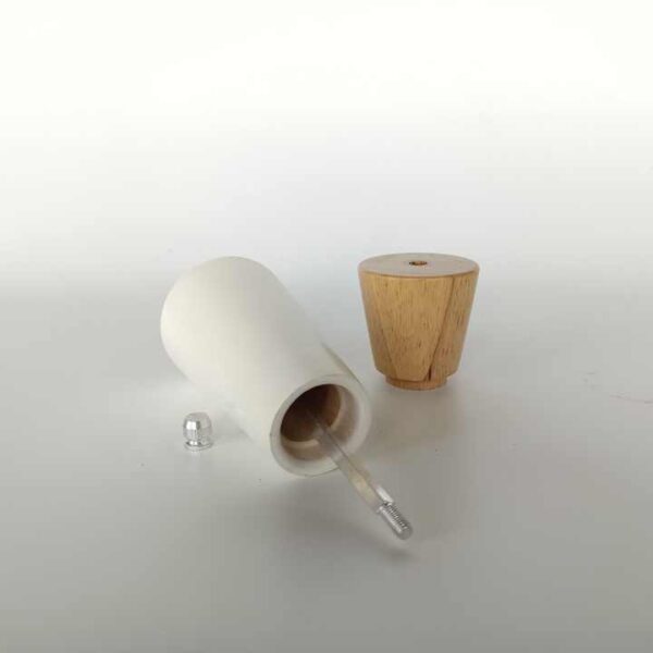 H9a027a51cbfa472a867d83ae68e41e53i.jpg_720x720q50.jpg Ceramic Pepper Mill with Wood Top