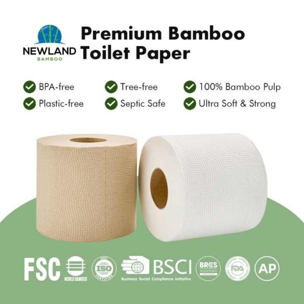 Bamboo Toilet Paper Set